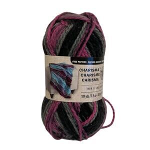 Loops & Threads Charisma Black Raspberries 31 Bulky #5 109 Yds Acrylic